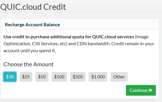 Recharge Account Balance 