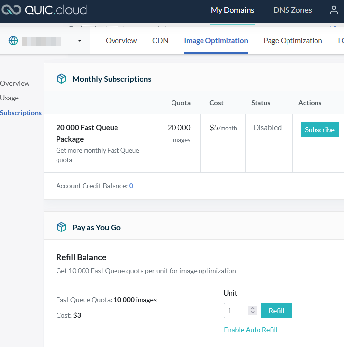 Monthly Subscriptions  Pay as You Go