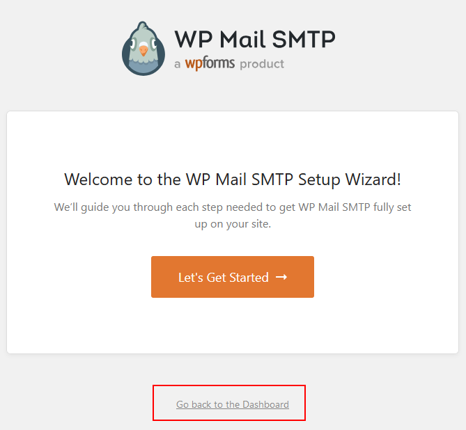 WP Mail SMTP by WPForms有効化後の画面
